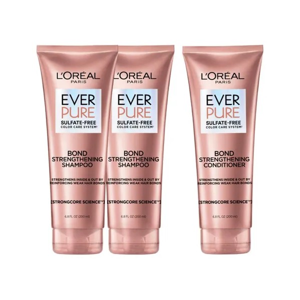 Set shampoo + acondicionador bond 200ml 3 unidades Ever Pure