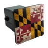 Graphics and More Rustic Distressed Maryland State Flag Tow Trailer