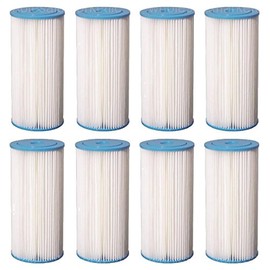 CFS COMPLETE FILTRATION SERVICES EST.2006 8 pcs Whole House Water Filter, replacement for GE FXHSC, R50-BBSA, R50-BB and WFHDC3001, W50PEHD, GXWH40L