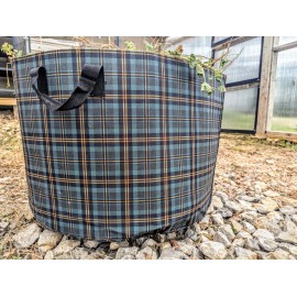 Unbranded 5 pack of 30 Gallon Grow Bags with Handles - Large Green Yellow Plaid Grow Bag