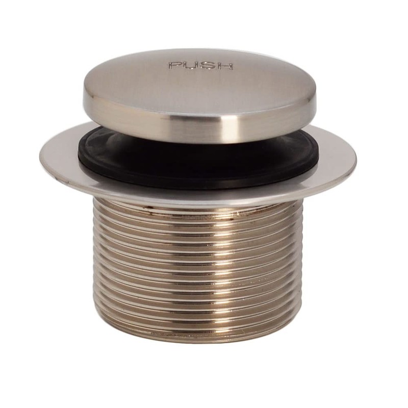 Westbrass D3322-20 1-1/2" NPSM Tip-Toe Bathtub Drain Plug - Coarse
