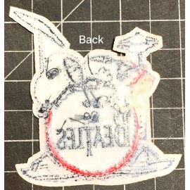 Unbranded Peanuts: Snoopy Beatles Embroidered Iron On Patch