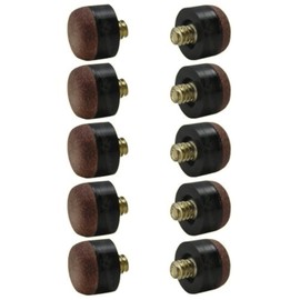 Billiard Evolution Screw-On Tips for Pool Cues - 12mm - Hard