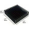 Easycargo 4pcsヒートシンクキット40 x 40 x 11 mm + 3 M