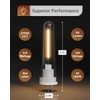 Sunco String Light Bulb Replacement, S14 LED Bulbs for Outdoor