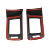 Carbon Fiber Dashboard Air Vent AC Outlet Cover Trim For
