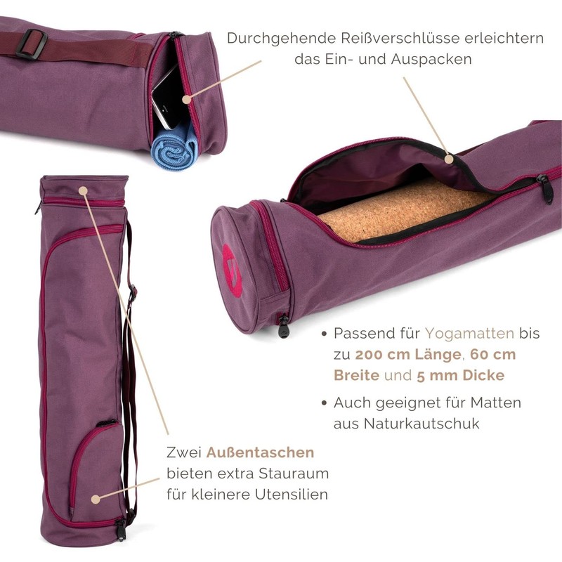 Asana 60 Yoga Mat Bag - for Yoga Mats up