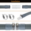 APACALI 2 PCS Washing Machine Drain Hose Extension Kit16 ft