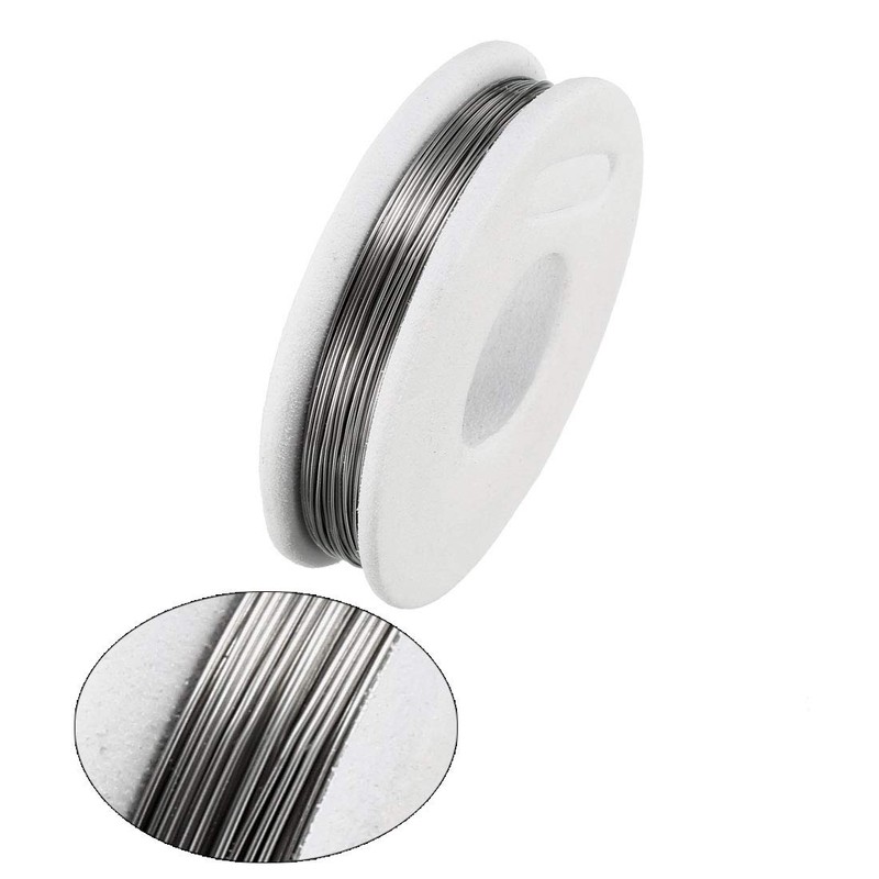 sourcing map Resistance Wire 0.3 mm 29AWG Super Fine Heating