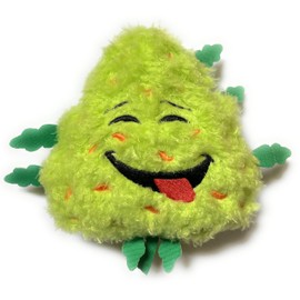 PAW:20 Bud The Weed Nug | Funny Dog Toy | Cool Plush Squeaky Toy for Small, Medium and Large Dogs | Fun Novelty Gift | Fetch and Funny Photos
