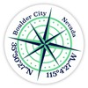 Boulder City Nevada 2-Inch Vinyl Decal Sticker Latitude Longitude Compass