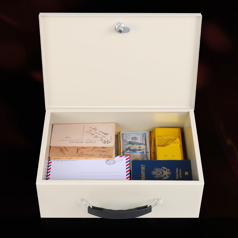 xydled Fire Resistant Safe Fire Safe Box with Key Lock