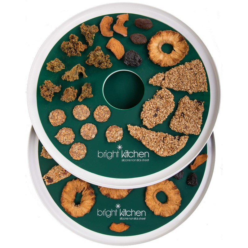 8 Silicone Dehydrator Sheets NON-Toxic for Nesco Round Dehydrators Fruit
