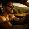 Full Frame Polarized Reader Sunglasses for Men and Women, Wrap