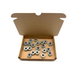 20 Pack of M12 Nyloc Nuts - Self locking with nylon inserts (Nylon Nuts) (M12)