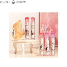 CLIO Crystal Glam Tint 3.4g [K-ROYAL Heritage Edition], Color:30 Sunny Fawn Coral+Keyring