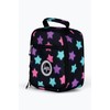 hype Unisex Lunch Box, Black with Pink, Purple & Blue