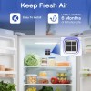 ICEPURE Premium Refrigerator Air Filter 3 Pack Compatible with LG