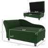 PawHut Luxury Fancy Dog Couch with Hidden Storage, Small Dog