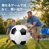 Lurrose ビーチボール サッカーボール 80cm 大号 巨大 インフレータブル ジャンボ 丈夫なPVC 厚手