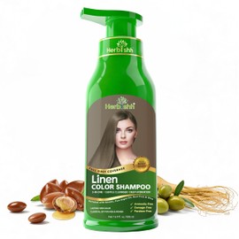 Herbishh - Champú para teñir el cabello gris, champú con tinte natural para el cabello, colorea el cabello en minutos, dura hasta 3 a 4 semanas, 500 m