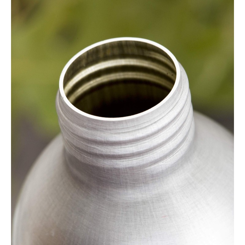 Aluminum Refillable White Lotion Pump Bottle - 4 oz (3