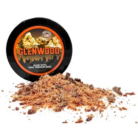 Glenwood Teriyaki Beef Jerky Chew, Shredded Beef Jerky 0.32 oz Cans (6 Pack)