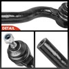 A-Premium 2 x Front Outer Tie Rod End Compatible with