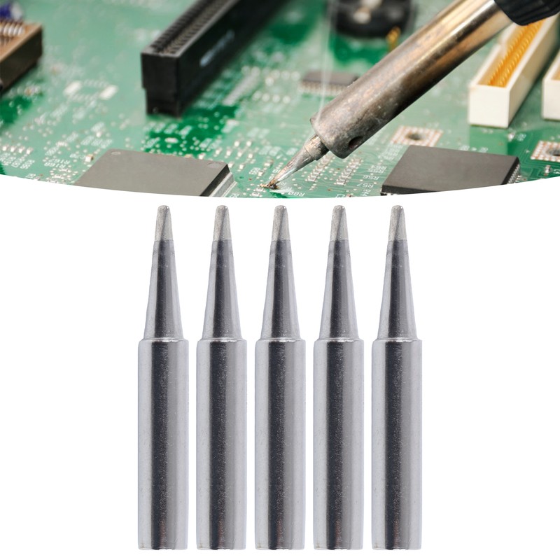 5Pcs Soldering Iron Tips BGA Station Tool Copper Internal Heating