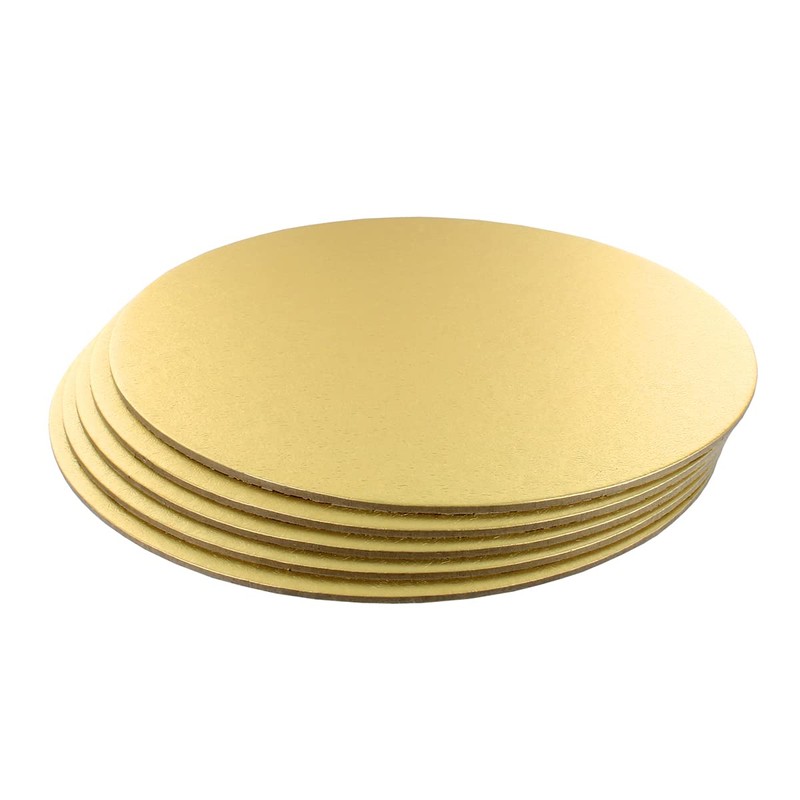 Culpitt Culpitt 6" Double Thickness Cake Card, Pale Gold Boards,