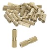 QUARKZMAN Knurled Insert Nuts, 30 Pieces M3 x 18 mm