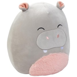 Squishmallows Harrison The Grey Hippo de 10 pulgadas, con licencia oficial de Kellytoy - Juguete de peluche de hipopótamo suave y blando coleccionable, añade a tu escuadrón, regalo para niños, niñas y niños, 10 pulgadas