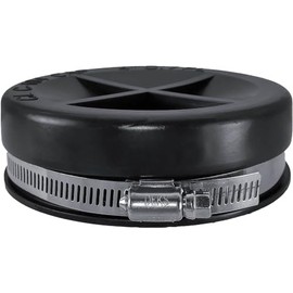 DEKS 4"" DACAP4 Joiners Pipe End Cap, Black, 4-PIPE-CAP