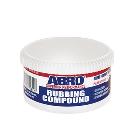 ABRO Superior Performance Rubbing Compound, 10 oz., High-tech Shine Car Scratch Remover for Vehicles, Restorers Swirls and Scratches, Buffing Compound for Oxidized Finishes, Smooth, Reflect, Clean