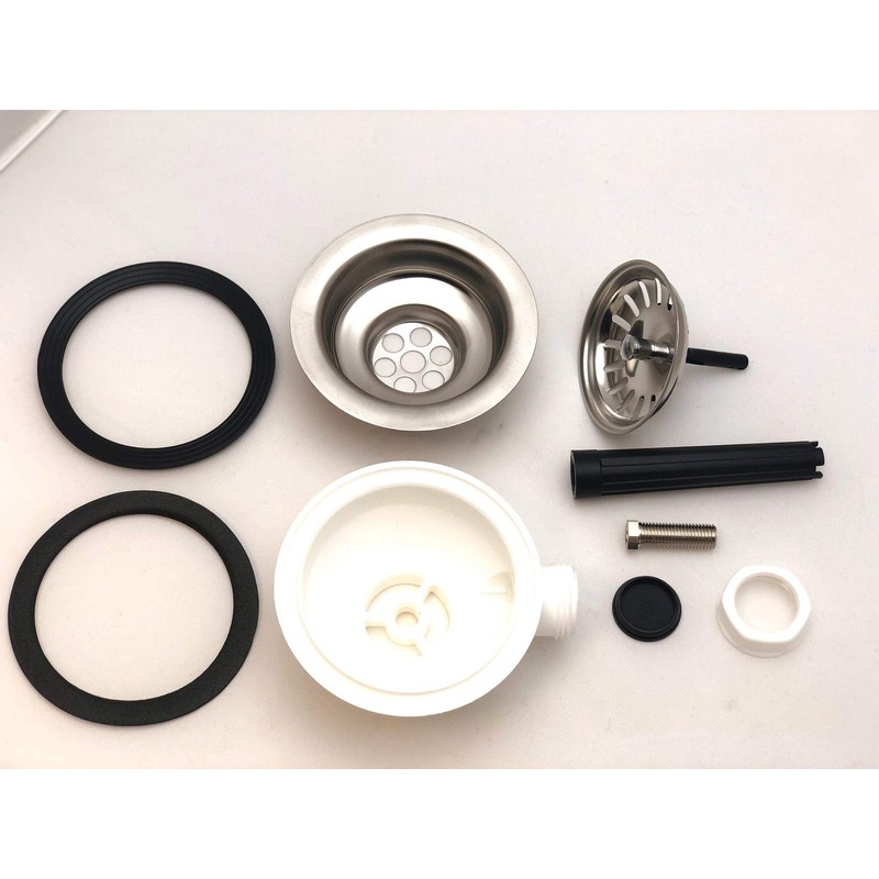 Sink Strainer Basket Valve 3 1/2 Inch Diameter 114 mm