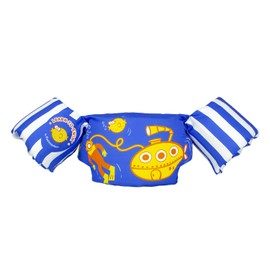 Poolmaster Learn-To-Swim Lil' Splashers Swimming Pool Float Training Aid Swim Vest and Arm Floaties, Blue