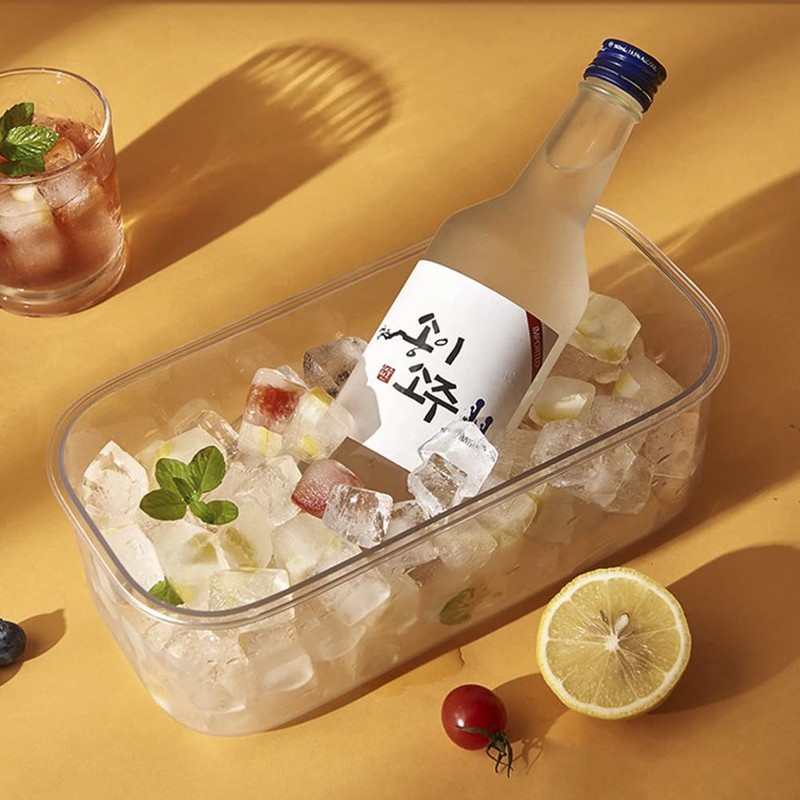 Press Type Ice Cube Maker, Ice Cube Trays with Lid