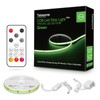 Tatazone 16.4ft Green COB Led Strip Lights with RF Remote,