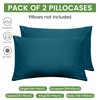 LINENOVA Standard Pillowcase Set of 2, Cooling Rayon from Bamboo