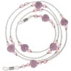 YuanHolumid Pink Reading Eyeglass Cord Holder Beaded Sun Glasses Chain