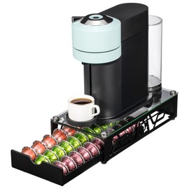 Rice rat Nespresso Pod Holder Pod Drawer Cabinet Pod Storage Rack For Counter,(30 Pods)
