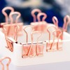 FSSTUD 100 Pcs 15mm Small Binder Clips Mini Paper Clamps