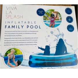 VIVA LA SPLASH Inflatable Family Pool 81*52 XLarge VIVA LA SPLASH
