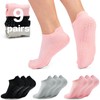 SOVIKER 9 Pairs Pilates Grip Socks Non Slip Pilates Socks