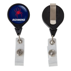 Desert Cactus University of Richmond Retractable Badge Holder Spiders UR ID Reel with Ticket Clip for Lanyard, Work, School & Office Access