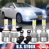 Unbranded For Lexus ES350 2007 2008 2009 6x 6000K Front