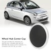 FIAT Wheel Trims, Hub Caps Centre Cover with Chrome Trim