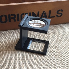 10X 28mm Fabric Scale Measure Glass Pocket Foldable Magnifier
