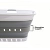 SAMMART 42L (11 Gallon) Collapsible Plastic Laundry Basket - Foldable