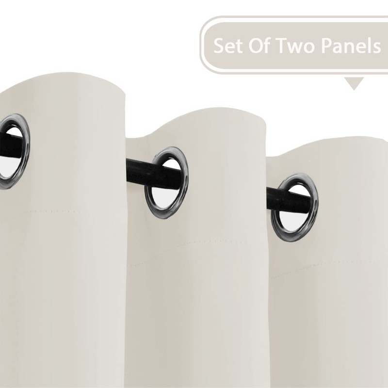 H.VERSAILTEX Room Darkening Curtains for Living Room Light Reducing Thermal